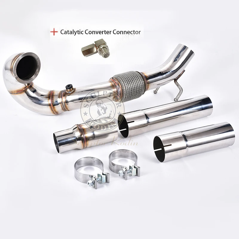 Downpipe Per Ea888 Mk7 Mk7.5 Golf /Skoda Rs 5E Tfsi / A3 1.8T 2.0T Golf Mk7 Mk8 Golf Mk7.5 Mk8 2.0T Gti 2014 + 200 Celle Euro 5