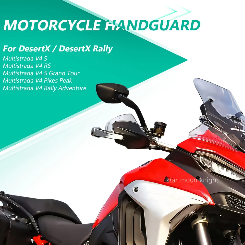 Parabrezza Paramani Cursori Handguard Extensions Per Ducati Desertx Rally V4S V4 S Grand Tour Pikes Peak Rs Rally Adventure