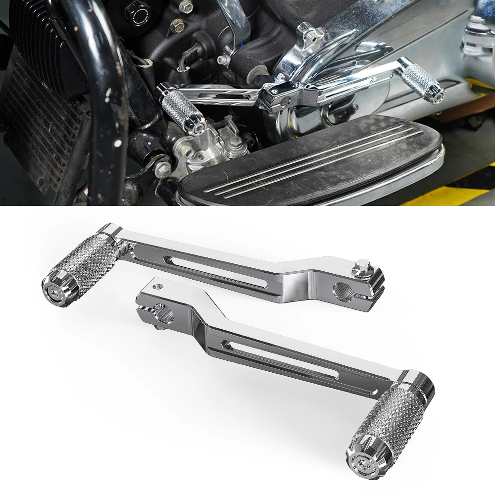 Chrome Gear Shifter Leve Per Harley Road King Electra Glide Street Glide Road Glide Ultra Limited Tri Glide Fat Boy 114 Deluxe
