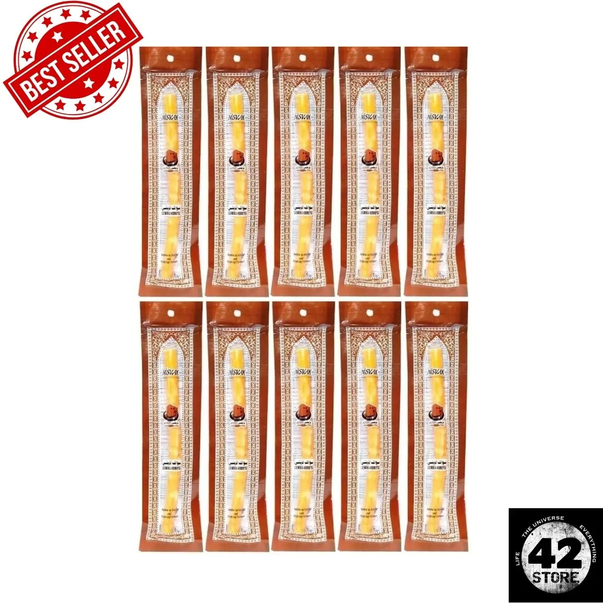 Miswak 10 Pezzi Spazzolino Naturale Tradizionale Miswak Manuale Sbiancamento Dei Denti Morbido Viaggio Medio Oriente