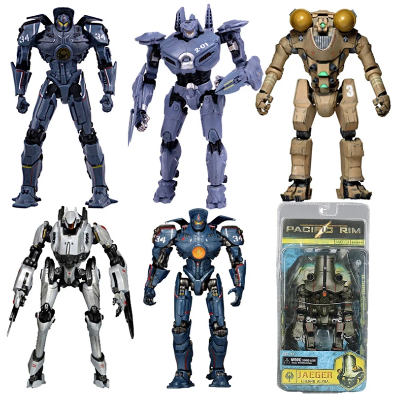Anime Pacific Rim Mecha Action Figure Neca Horizon Warrior Cherno Alpha Figuras Toys 18Cm Manga Figurine Collection Modello Regalo