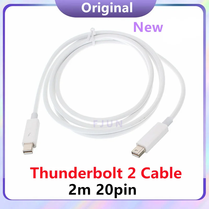 Nuovo Cavo Dati Thunderbolt 2 Originale Cavi Dati Thunderbolt 2 Cavo Dati Mac 2M Per Monitor Multimediale Cavo Apple Thunderbolt 2