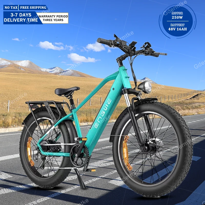 Bicicletta Elettrica Engwe E26 250W Motore 48 V16Ah Sospensione Idraulica Bici Elettrica 26*4.0 Pollici Fat Tire Bike Mountain Snow E Bike