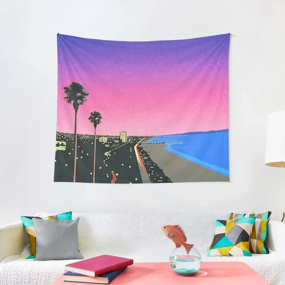 Wet Klipo Himroshi Nagai Vaporwave Pantai Arazzo Camere Da Letto Decor Per Arazzo Camera Da Letto
