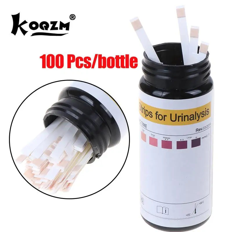 Strisce Di Chetoni Da 100 Pezzi Keto Tes Per Il Test Delle Urine Di Chetoni. Strisce Reattive Per Chetosi Per Dieta Keto, Paleo, Chetogenico, Atkins, 