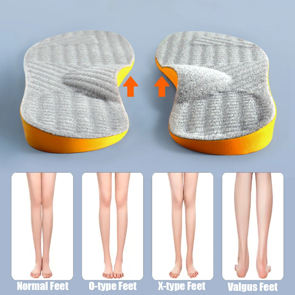 Plantare Plantare Plantare Plantare Plantare Ortopedico Per Scarpe Donna Uomo Bambini Gambe Tipo X/O Correzione Piedi Valgo Cuscinetti Per Scarpe Spor