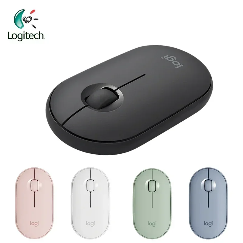 Logitech K380 Tastiera Wireless Bluetooth E Mouse Set Tastiera E Mouse Mute Set K380 Nero + Pebble Black