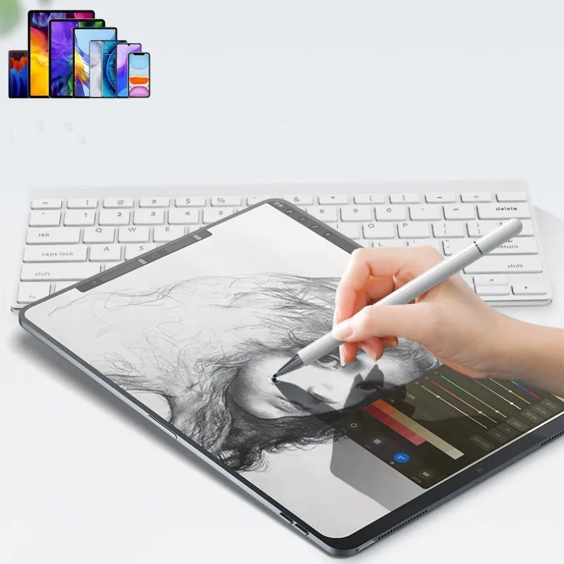 Touch Pen Per Ipad Pro Air Iphone Xs 11 12 13 14 Pro Max Per Samsung Huawei Xiaomi Oppo Vivo Smartphone Tablet Stylus Pen Pencil