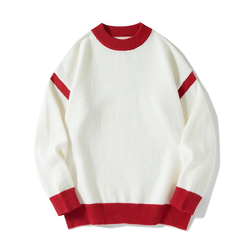2024 Ladies New Color Matching Maglione Youth Fashion Face Con Maglione Girocollo