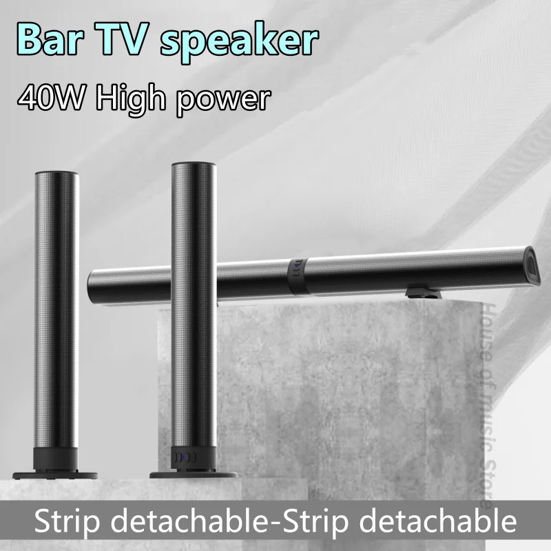 Altoparlanti Tv Hifi Ad Alta Potenza Da 40W Soundbar Surround Stereo Sound System Wireless Bluetooth Sound Bar Per Tv Con Ottica/Aux-In