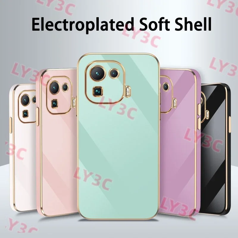 Custodia Per Samsung Galaxy A01 A02 A02S A03S A10S A11 A12 5G Lectro Placcatura Cover In Silicone Con Bordo Dorato