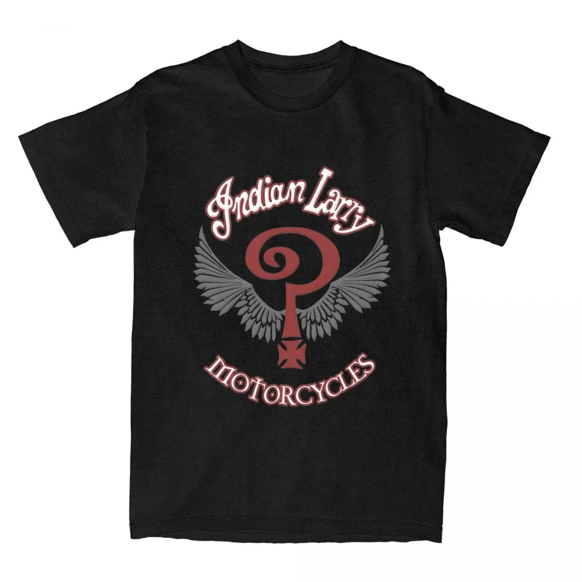 Uomo Donna Indian Larry Motor Motorcycles Motorcross Shirt Accessori 100% Cotone T-Shirt Abbigliamento Vintage Tees Summer