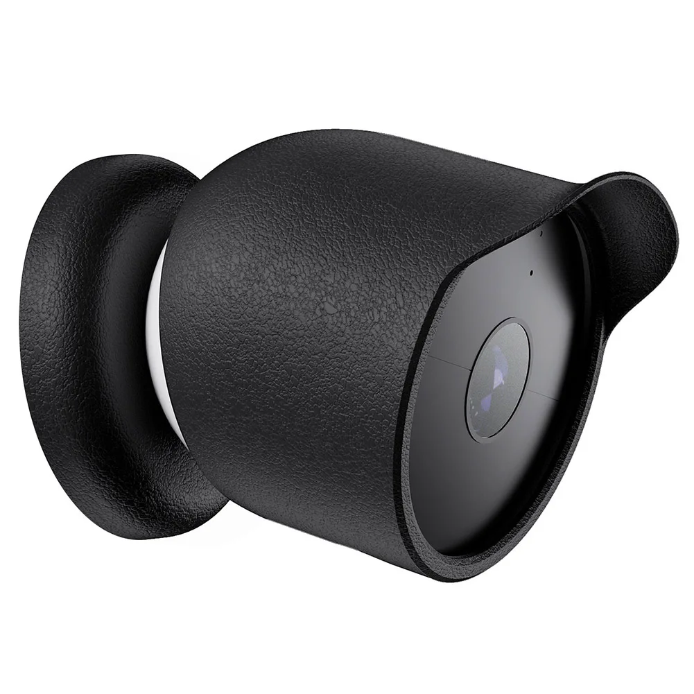 Custodia In Silicone Per Google Nest Cam Outdoor O Indoor (Batteria) (Nero)