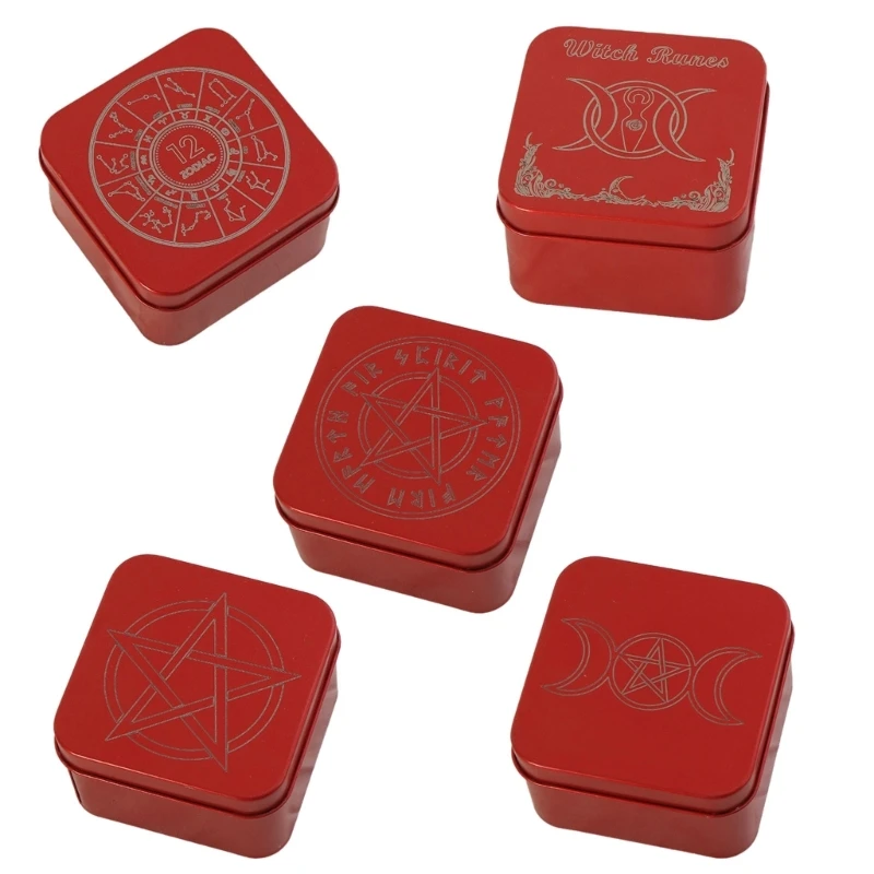 Scatola Portaoggetti Per Tarocchi, Scatola Per Ciondoli Astrologici, Per Predire Decorazioni Per Streghe