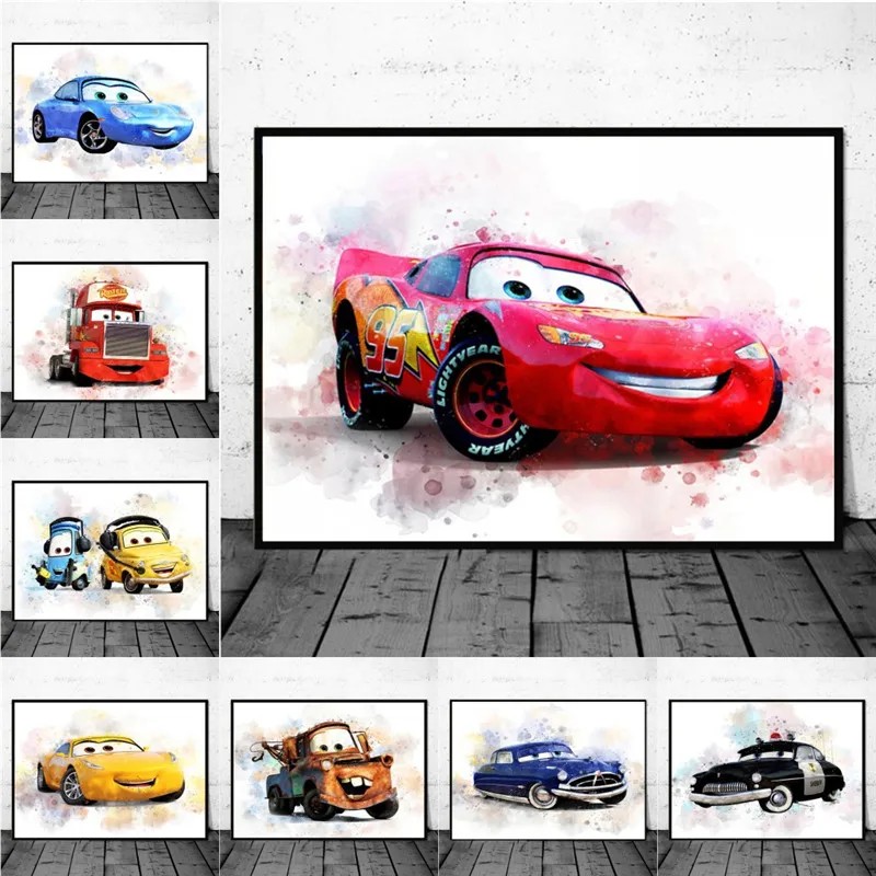 Diy Disney Diamond Painting Cartoon Car Story Pixar Car Diamond Embroidery Cross Stitch Kit Bedroom Painting Stereo Home Decor