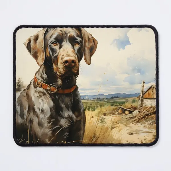 Vintage Drawing Of A German Shorthair Po Mouse Pad Mousepad Anime Printing Keyboard Pc Gamer Play Table Desk Mens Tappeto Mat