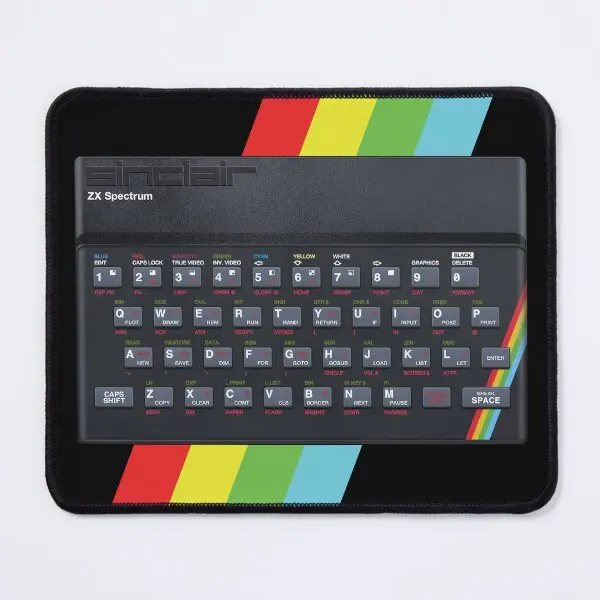 Sinclair Zx Spectrum Personal Computer Mouse Pad Desk Gaming Anime Carpet Keyboard Pc Mousepad Printing Mat Gamer Play Table