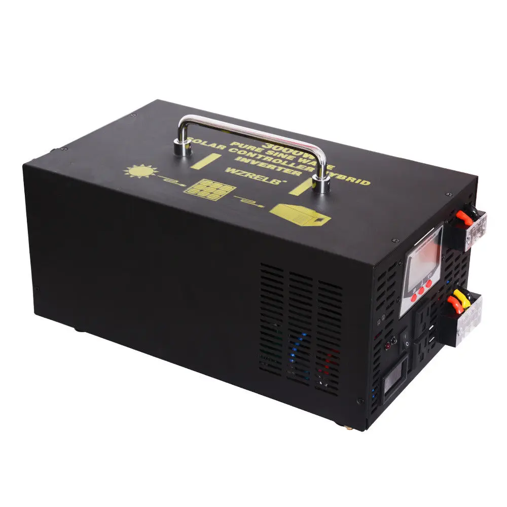 2000 W Ibrido Inverter Di Potenza 12 V 220 V Onda Sinusoidale Pura Solar Inverter 24 V/48 V Dc A 120 V/230 V/240 V Dc/Ac Convertitore 30A Controller