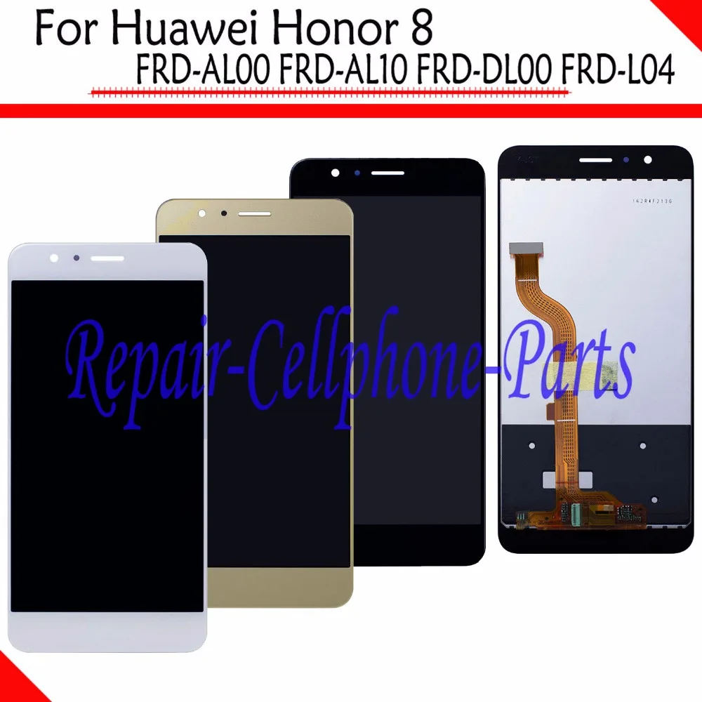 100% Nuovo Display Lcd Completo + Gruppo Digitalizzatore Touch Screen Per Huawei Honor 8 Frd-L19 / Frd-L09/Frd-L02 L04 L14