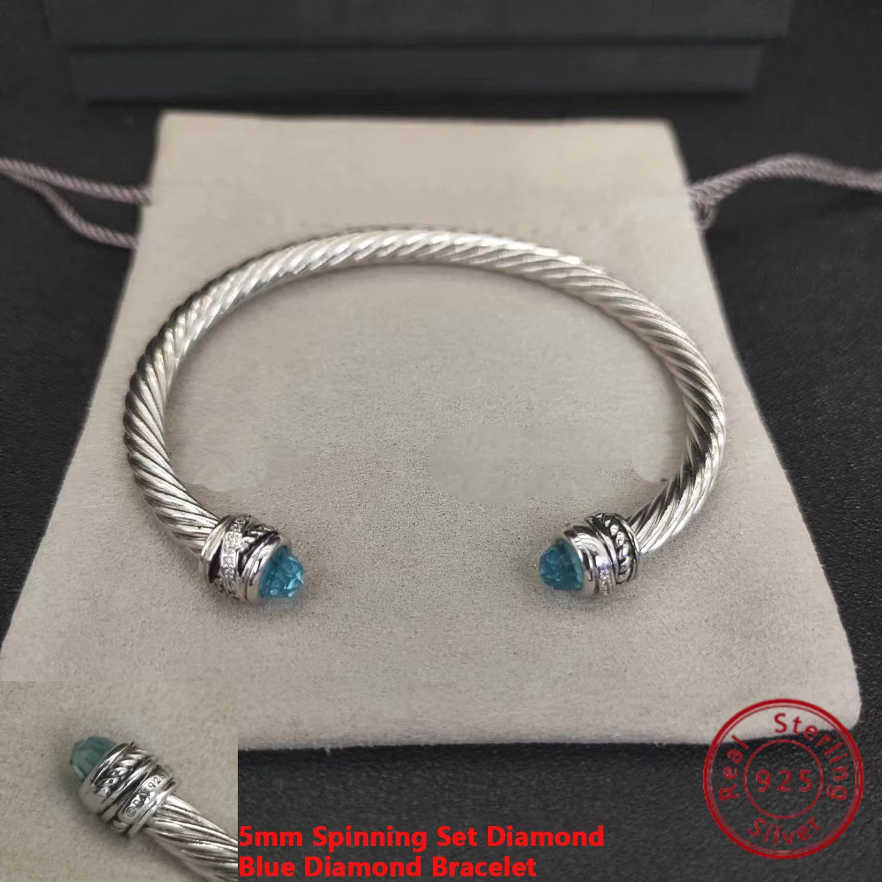 Eleva Il Tuo Gioco Di Stile Con Il Nuovo Braccialetto Dy In Argento S925 2024-Perfetto Per Tutte Le Occasioni!