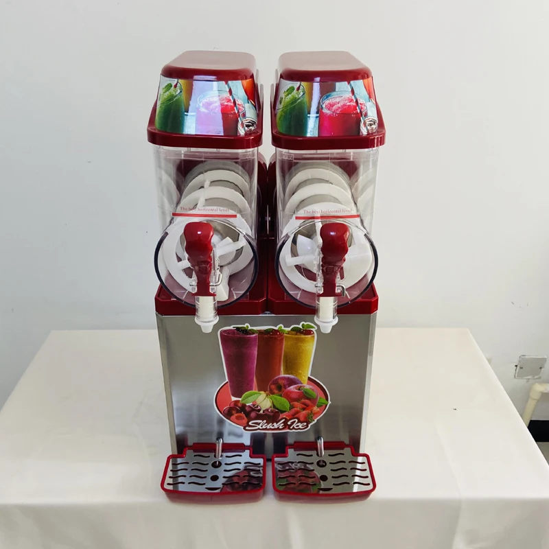 Pbobp Commercial 3 * 12L Ice Cream Slash Soda Pupi Fruit Snow Slush Machine Slush Maker Frozen-Coke-Machine