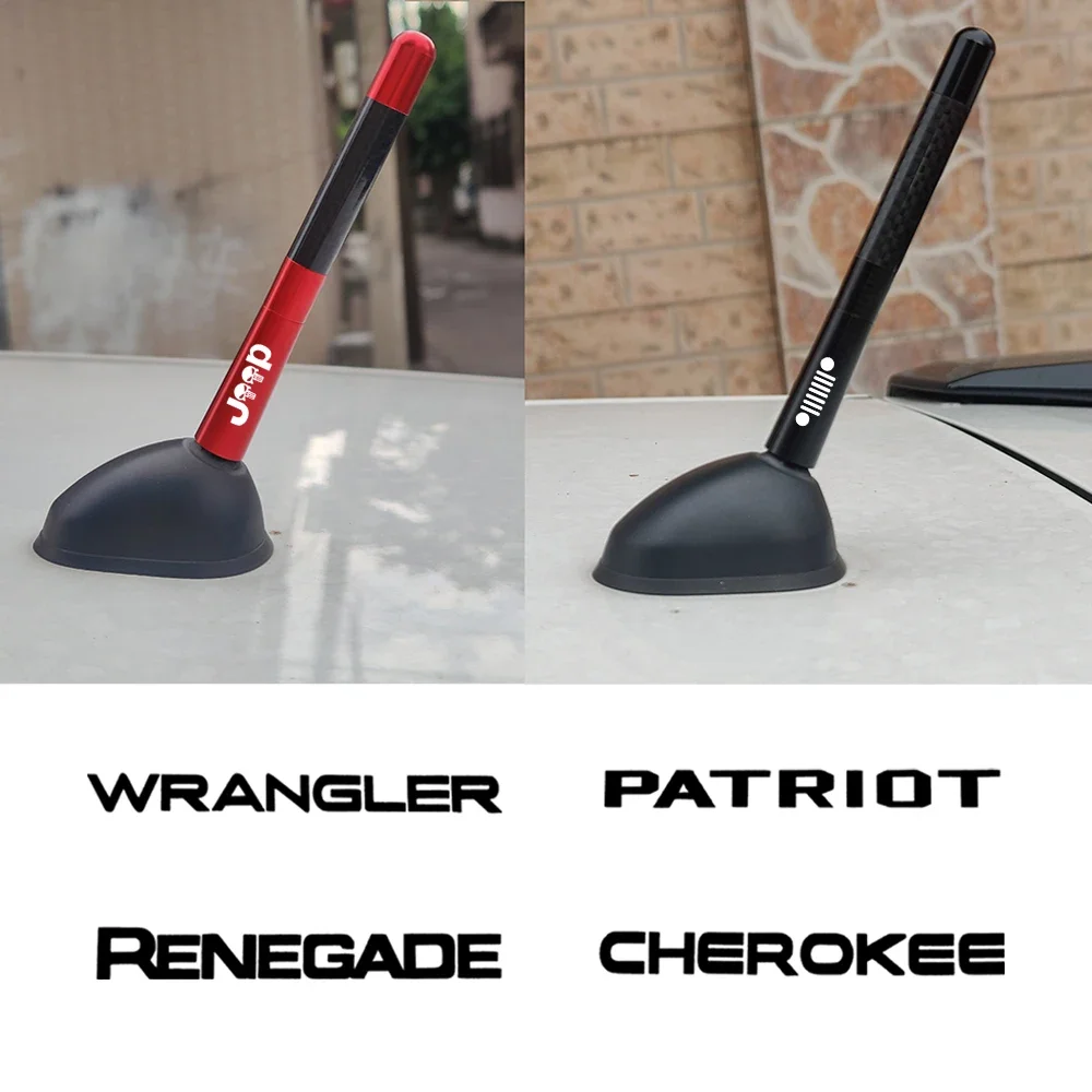 Per Jeep Wrangler Trailhawk Rubicon Renegade Patriot Compass Commander Cherokee 12Cm Car Roof Radio Accessori Per Antenna Aerea