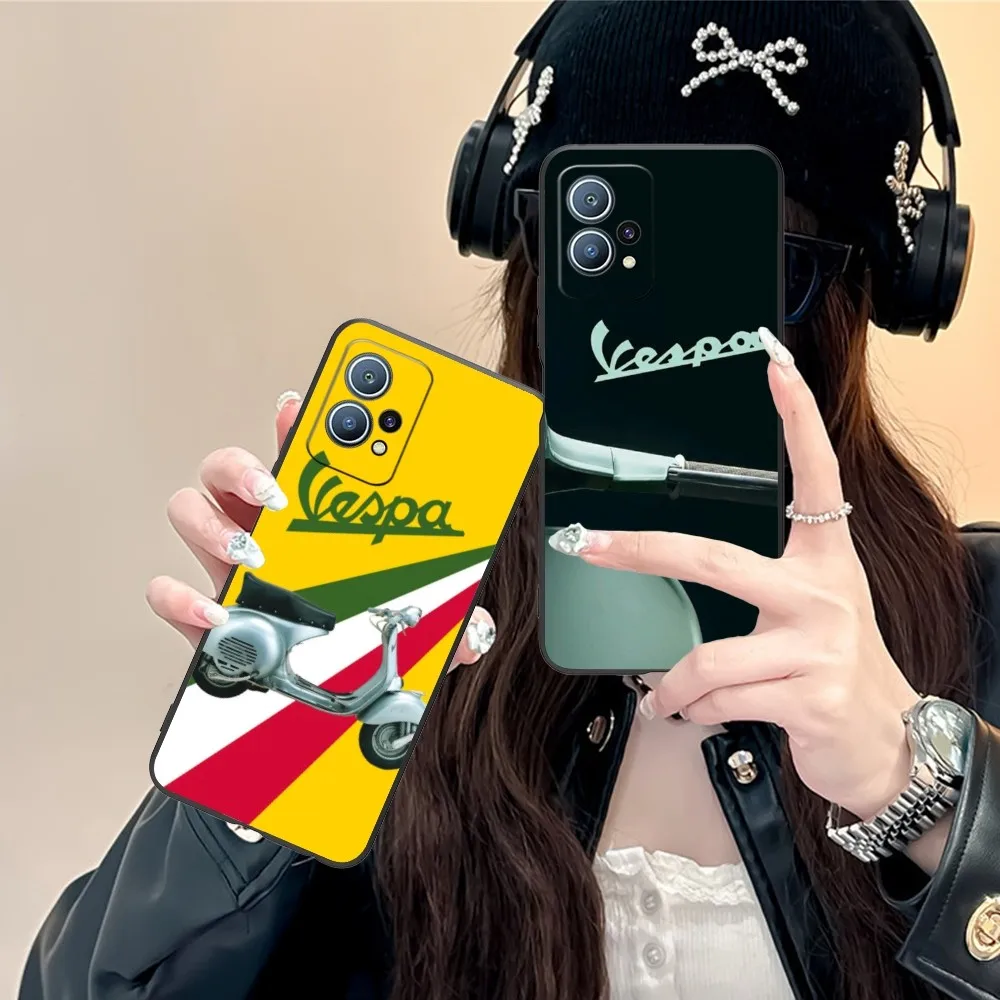 Motor V-Vespa Mobile Cell Phone Case For Huawei P60 P50 P40 P30 P20 P10 P9 P8 Pro Lite Plus Black Soft Phone Cover Funda
