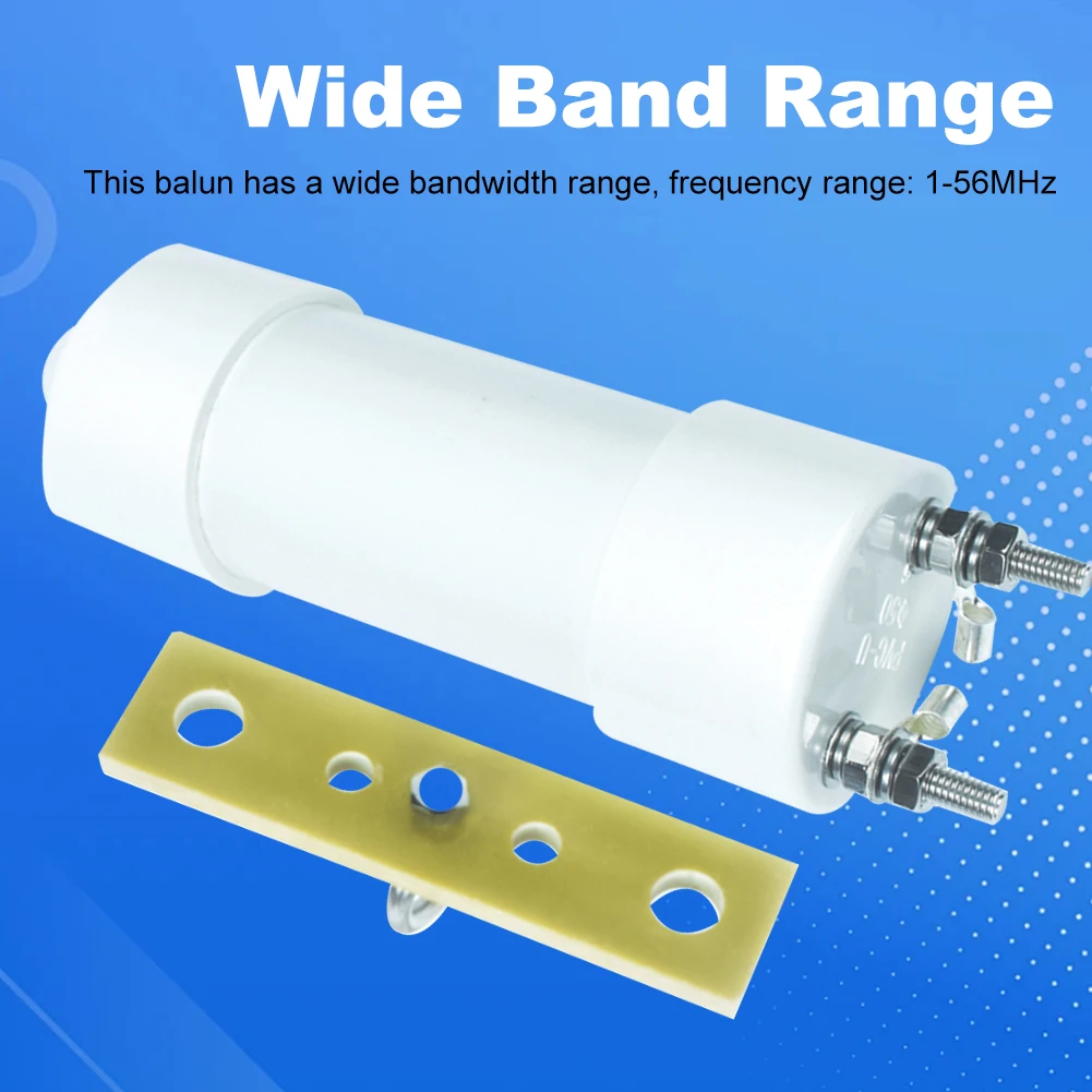 200W 1:9 Balun 1-56Mhz Rapporto Balun F/ Hf Winton Antenna A Onde Corte Ricevitore Ham Radio 9:1 Balun 50Ohm A 450Ohm