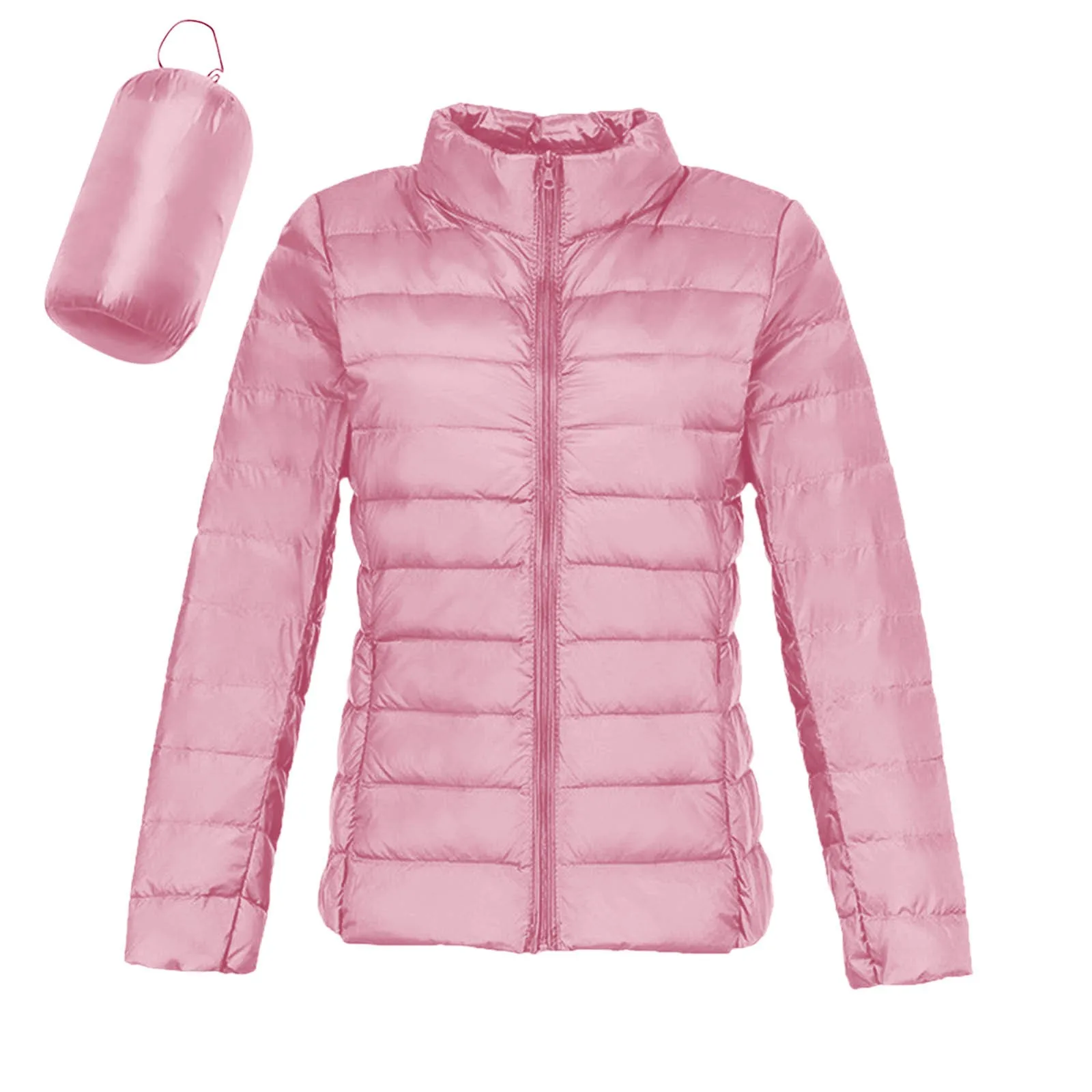 Giacca Autunnale Da Donna Moda Corta Piumino Ripiegabile Ultraleggero Piumino Femminile Caldo Coreano Slim Fit Parka Primavera