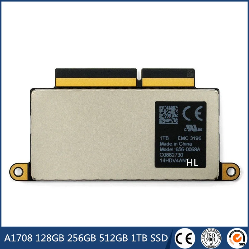 A1708 Ssd Per Macbook Pro Retina 13 "128Gb 256Gb 1Tb 512Gb 2016 2017 Disco A Stato Solido 656-0066A 656-0072A Muslimmll42 Mpxq2