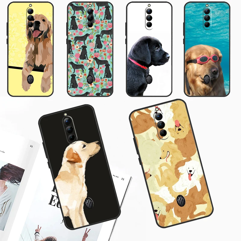 Cartoon Golden Retriever Dog Case Per Zte Nubia Red Magic 9 Pro 8 8S Pro Plus Red Magic 6 7 6S 7S Pro 5G 5S 6R Cover