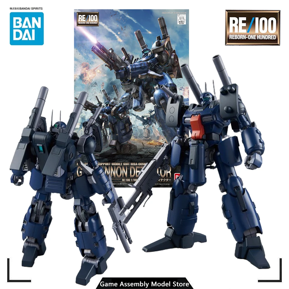 Bandai Originale Originale Assemblato Re100 1/100 Msa-005K Rilevatore Di Cannoni Kit Modello Gundam Anime Figure Kit Regalo Da Collezione
