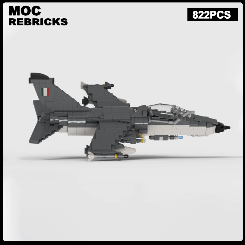 Ww2 Military Series Italy Amx International A-11 Ghibli Moc Building Block Iight Attack Aircraft Assembly Model Brick Toys Child