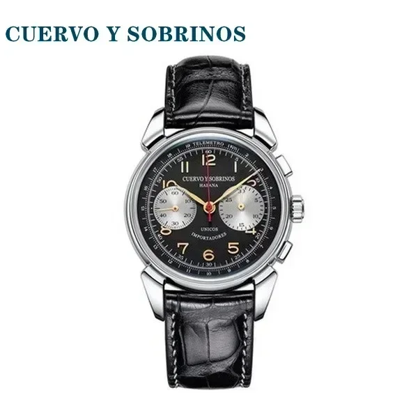 Cuervo Y Sobrinos Relojes Orologio Da Uomo Orologi Digitali Orologio Al Quarzo Aaa Sprot Watch