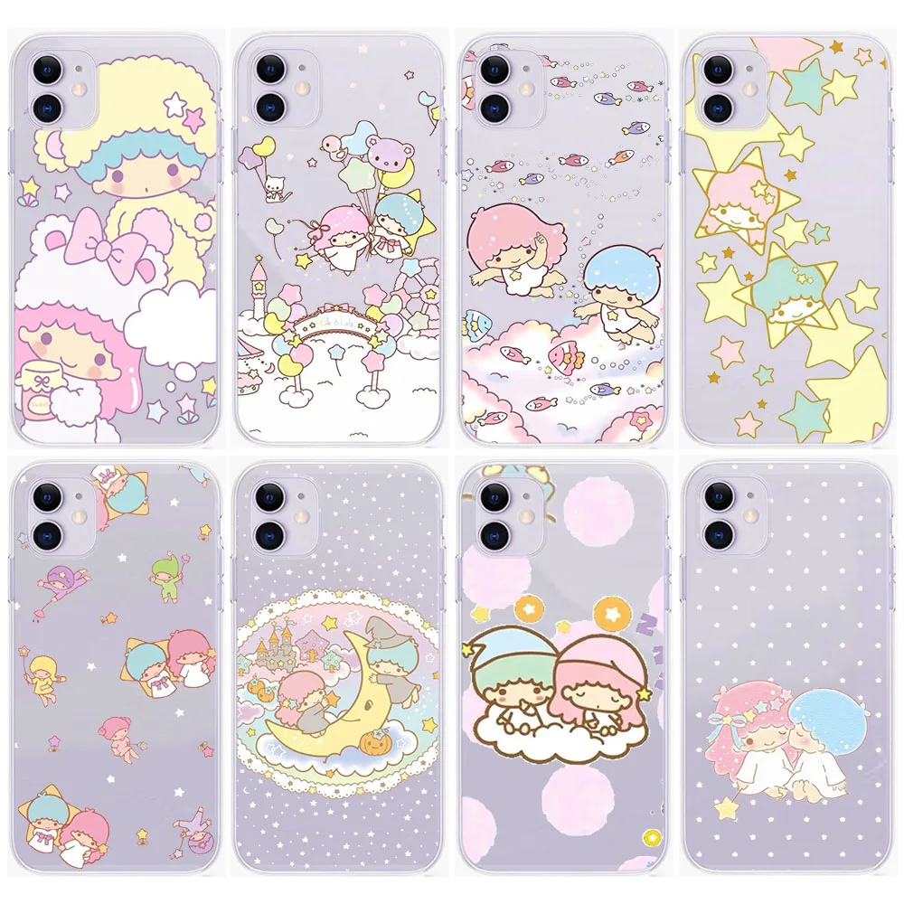 Custodia Trasparente Scava Fuori Per Lg V60 Thinq5 V50 V40 Stylo 6 Q61 Q60 Q52 K30 K92 K62 Zb17 Little Twin Stars Cover