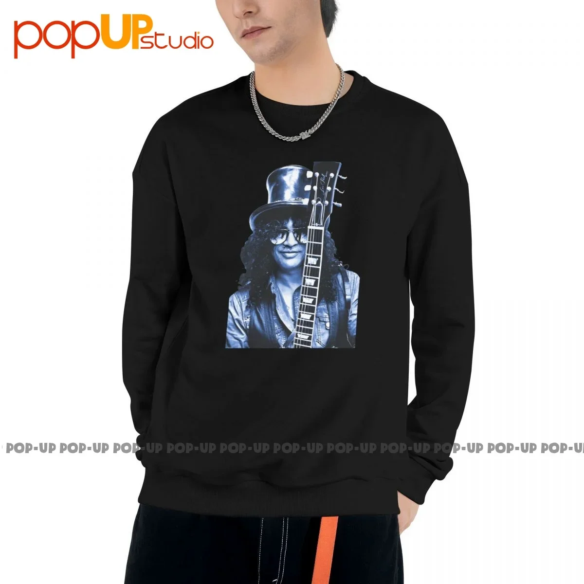 Slash Guns N Roses Gibson Les Paul Gnr Music Band Felpa Pullover Camicie Pop Daily Hot Deals Alta Qualità