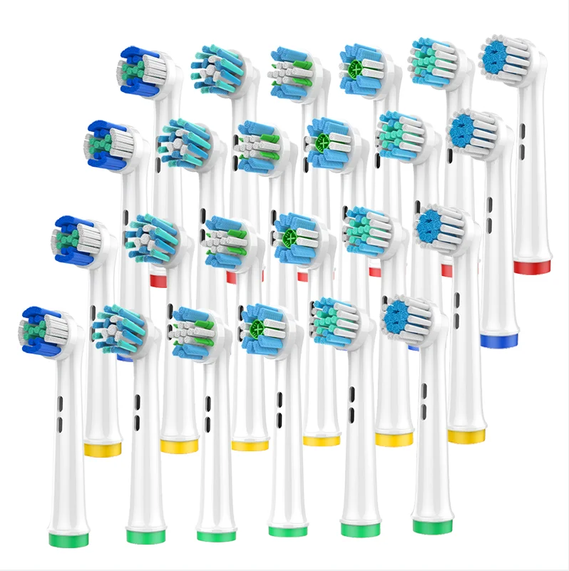 Testine Di Ricambio Per Spazzolino Elettrico Per Oral B, Tra Cui 3D Whiteing/Precision Clean/Floss Action/Cross Action/Gum Care