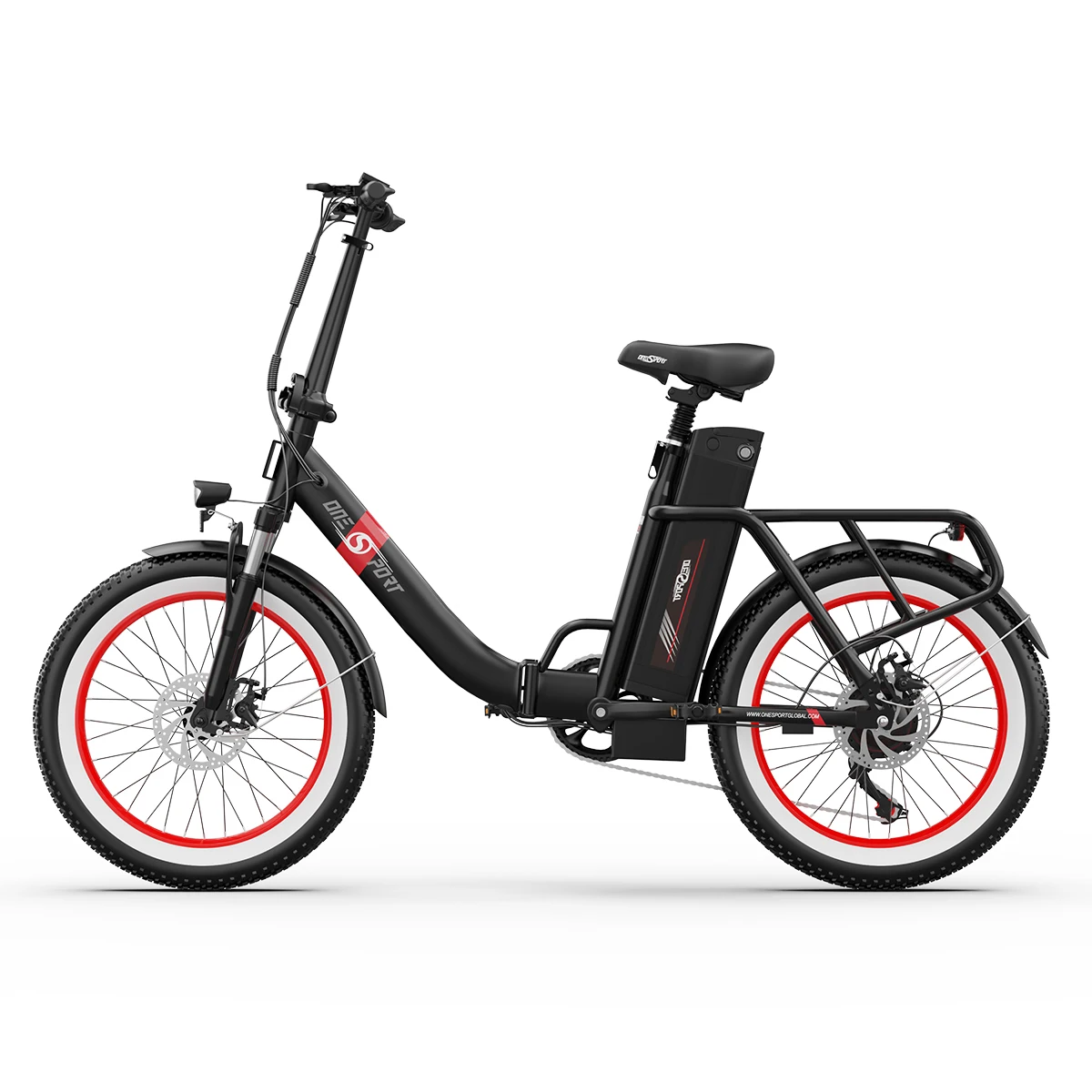 Bici Elettrica Pieghevole Per Adulti Da 20 Pollici 48V 250W Donna Bici Elettrica Da Città Fat Tire Ebike Con Batteria Rimovibile Velocità Massima 25Km