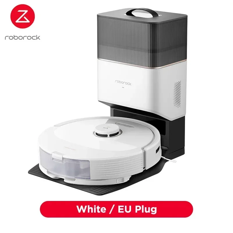 Roborock Q8 Max + Robot Aspirapolvere Con Dock Vuoto Automatico 5500Pa Aspirazione Mappatura 3D Versione Aggiornata Di Roborock Q7 Max Plus