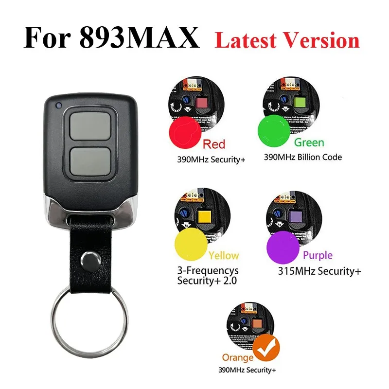 893Max Telecomando Universale Per Porta Da Garage A 2 Pulsanti Per Sears Craftsman Lift Master 893Max Sostituisce 371Lm 971Lm 81Lm 891Lm 139.537