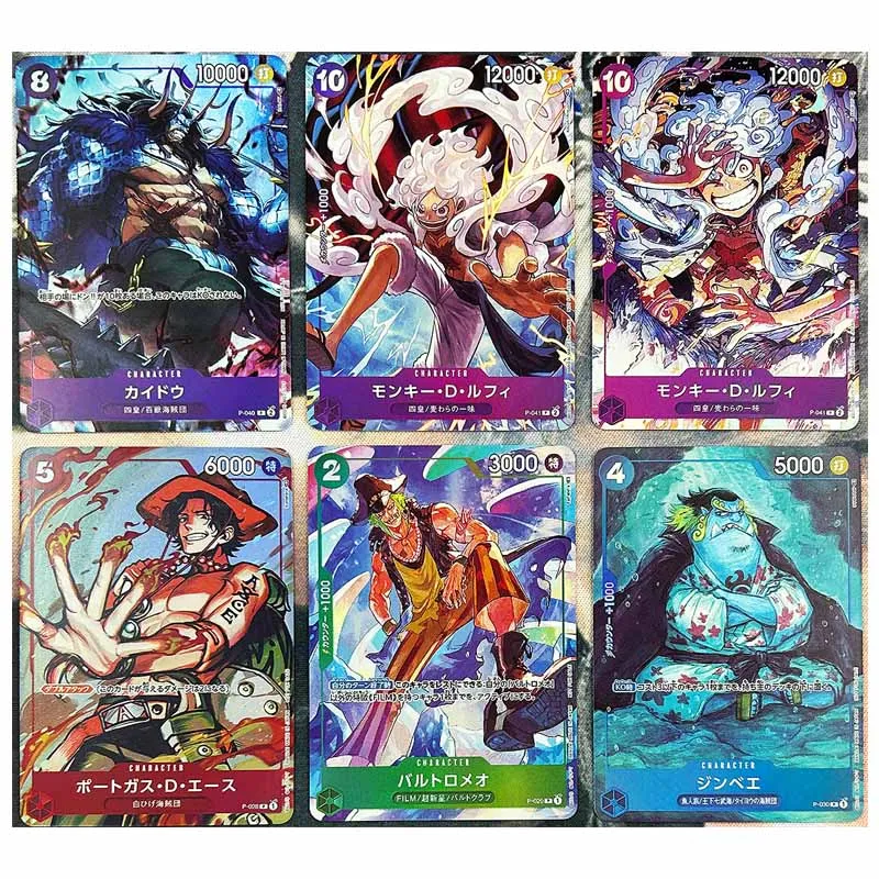 Carte Di Un Pezzo Diy Hancock Zoro Ace Sabo Rufy Op03 Tcg 54 Pz/1Set Ragazzi Anime Carte Da Collezione Regali Di Compleanno Di Natale