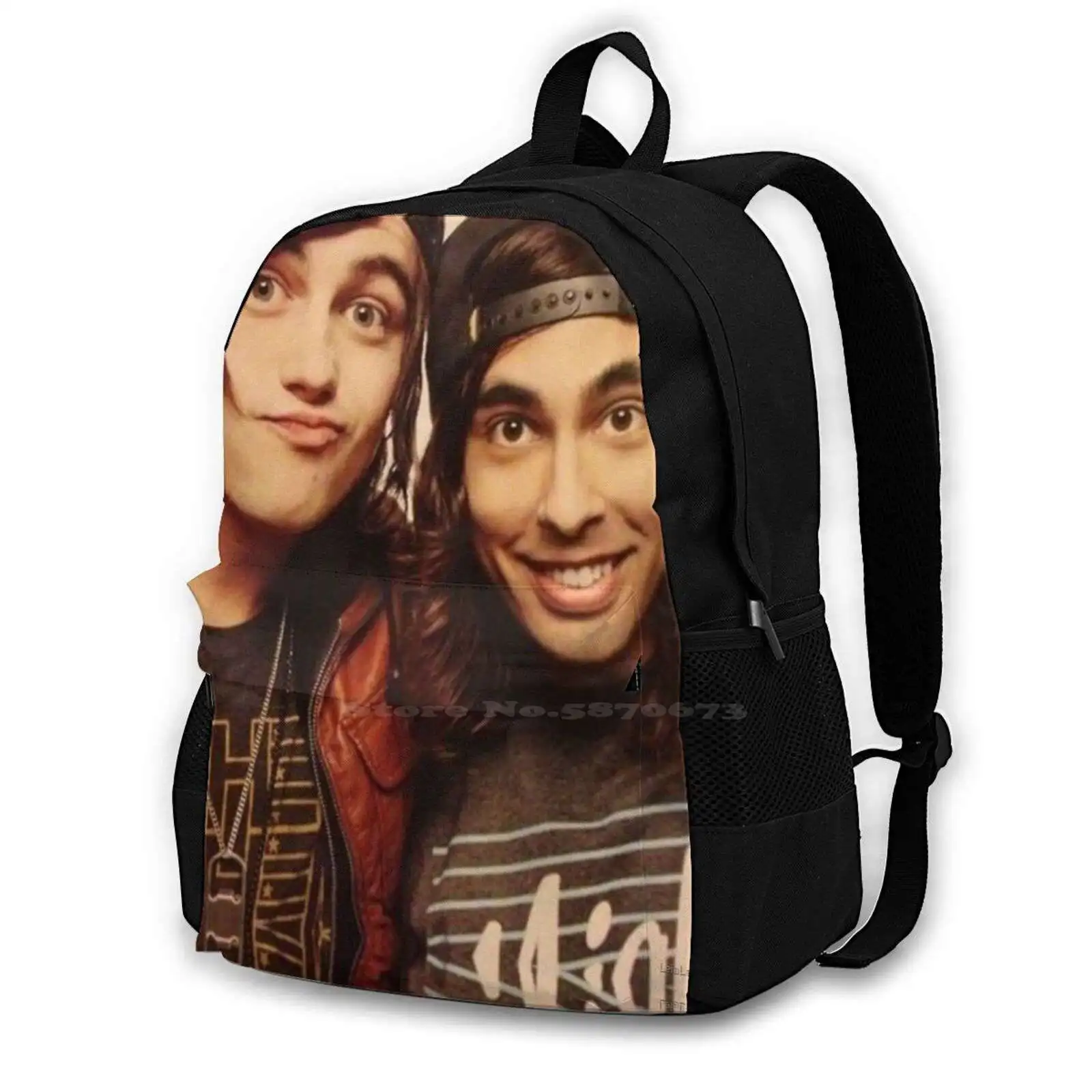 Kellin Quinn E Vic Fuentes Laptop Da Viaggio Bagpack Fashion Bags Kellin Quinn Vic Fuentes Pierce The Sleeping With Sirene