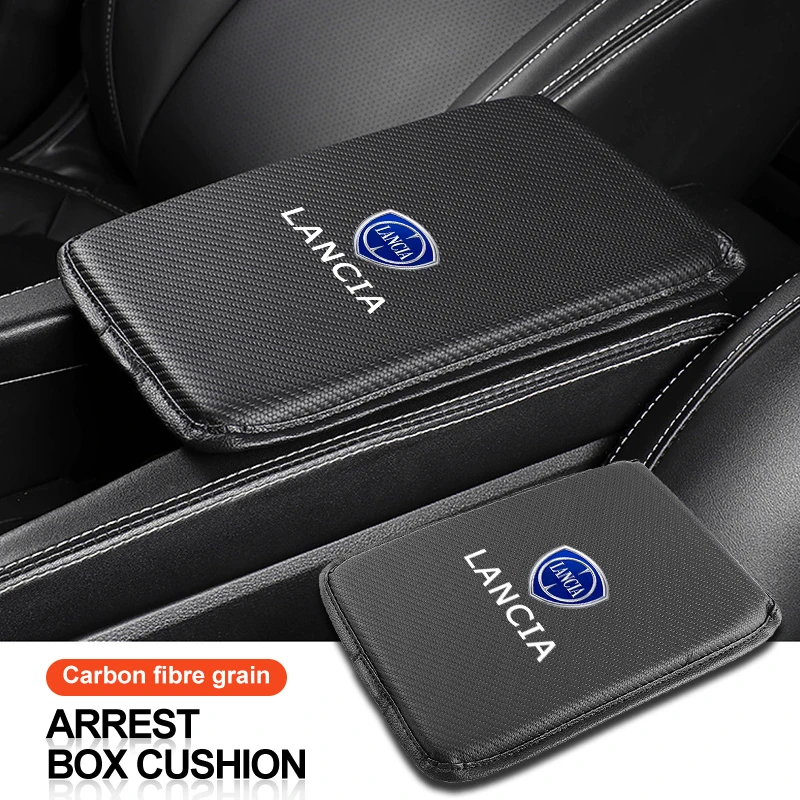Car Center Console Bracciolo Protezione Cuscino Bracciolo In Pelle Tappetino Per Lancia Delta Ypsilon Lybra Musa Kappa Voyager Car Styling