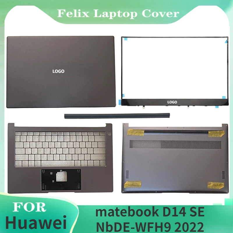 Per Huawei Matebook, Tampa Traseira Lcd, Moldura, Dobradiao, Teclado, Notebook Inferiore, D14, Se, Nbde-Wfh9, 2022