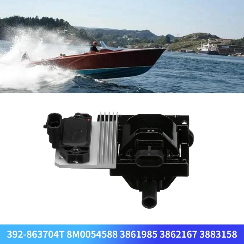 Gruppo Modulo Bobina Di Accensione 392-863704T 8 M0054588 3861985 3862167 3883158 Per Mercruiser V6 V8 4.3 5.0 Volvo Penta