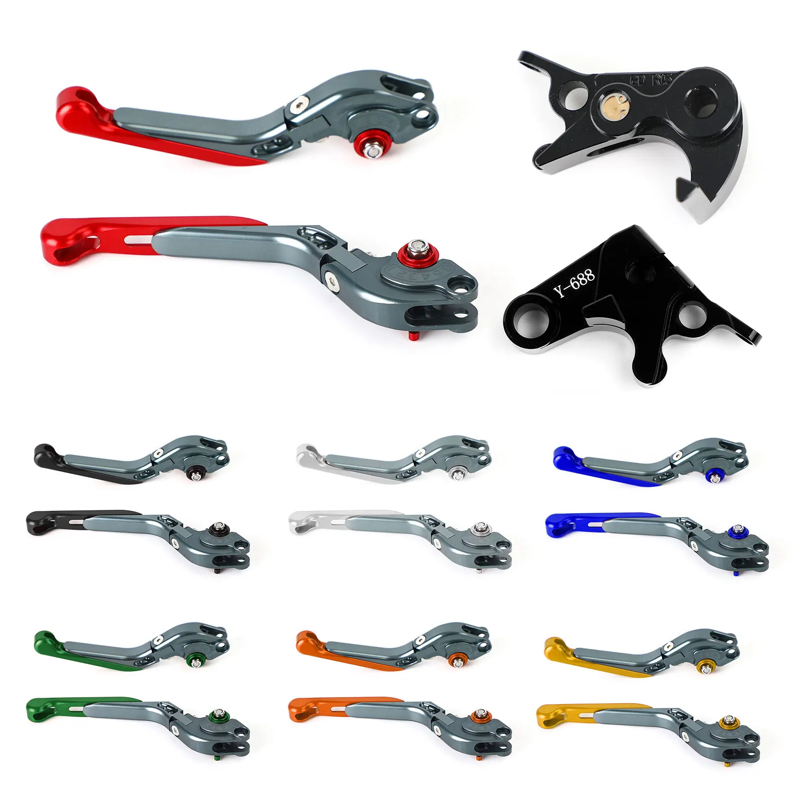 Leva Del Freno Di Frizione Regolabile Areyourshop Per Yamaha Mt-09 Tracer 900/Gt20 21-2022 Yzf R6 2017-2020 Parti Del Motociclo