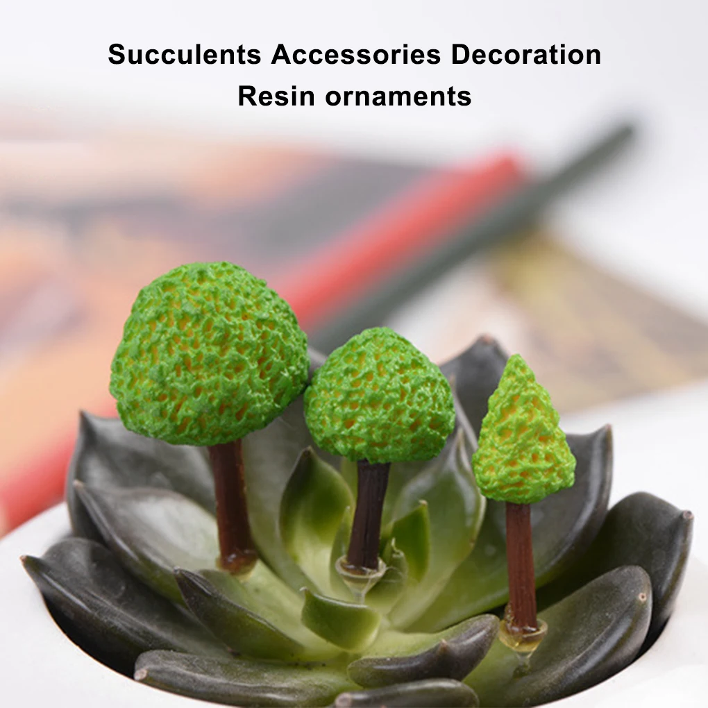 Muschio Micro Paesaggio Decor Mossy Hills Alberi Facile Rata Per