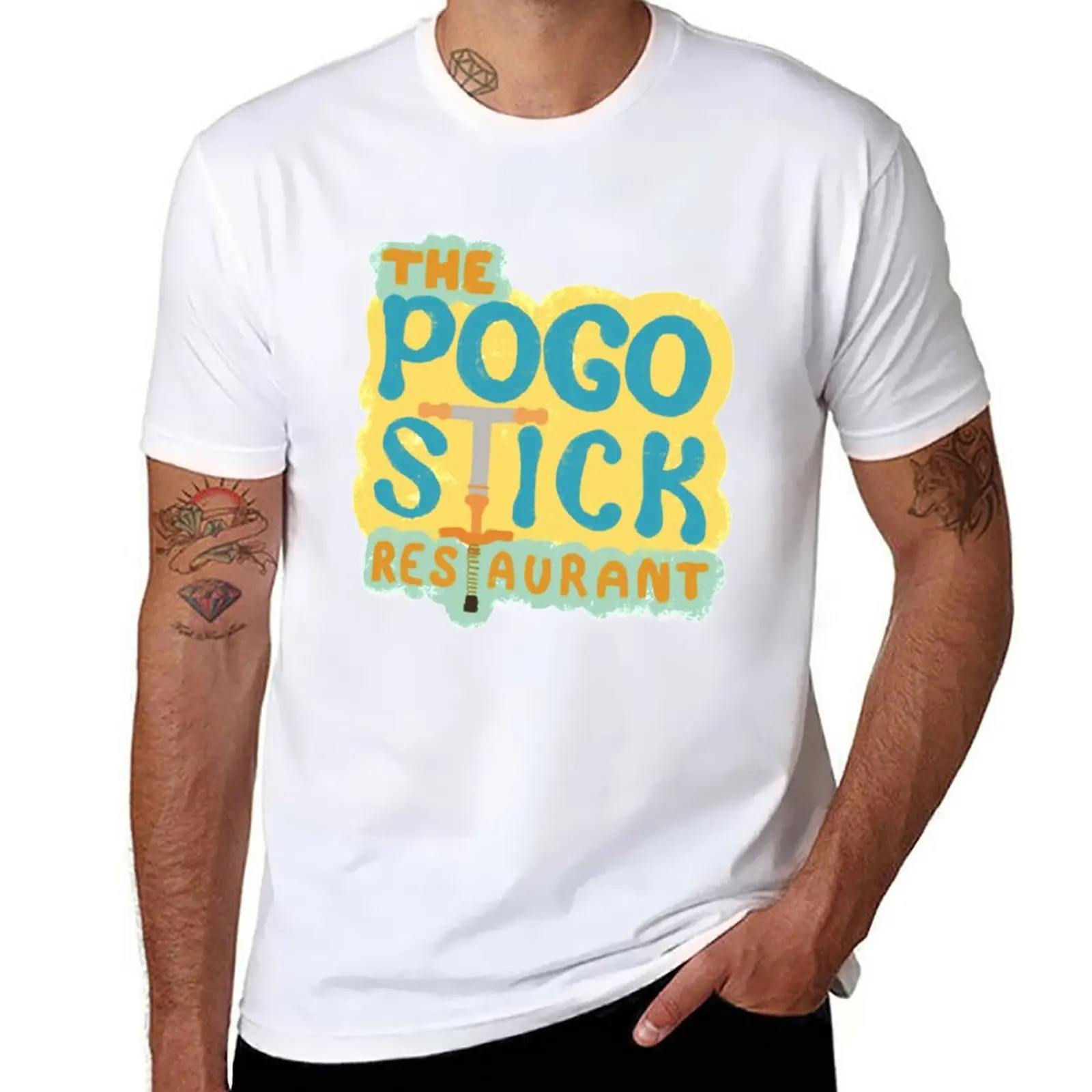 Novità The Pogo Stick Restaurant T-Shirt Kawaii Clothes Sports Fan T-Shirt Magliette Divertenti Per Uomo