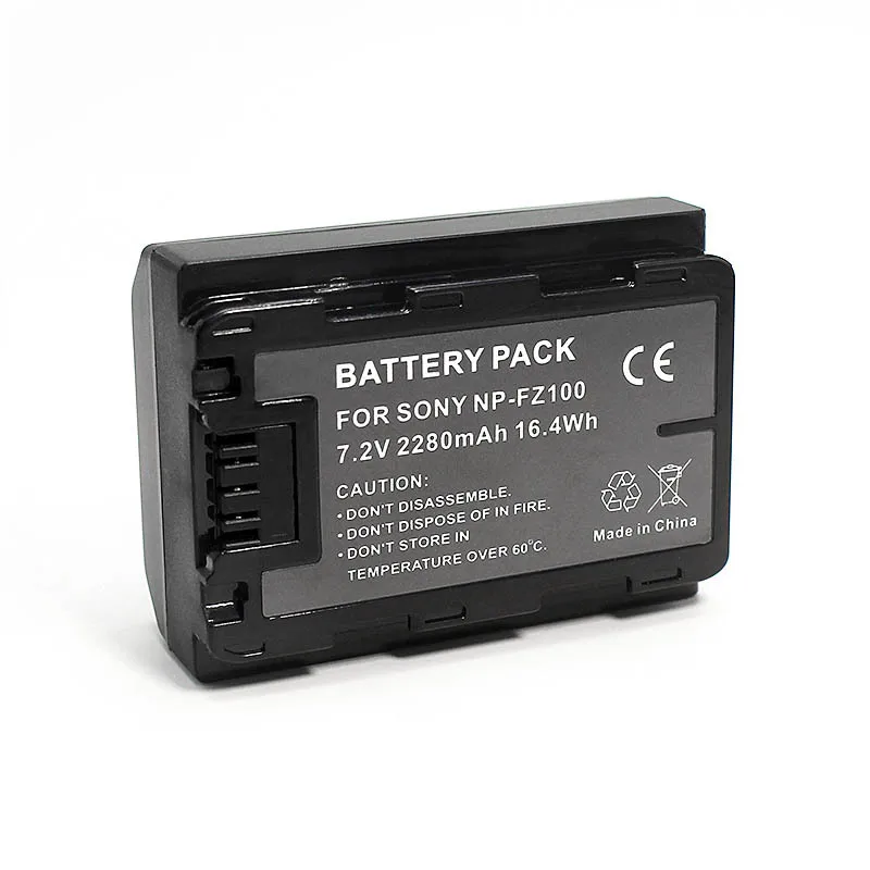 Batteria 2280Mah Np-Fz100 Npfz100 Per Sony Np-Fz100, Bc-Qz1, Sony A9, A7R Iii, A7 Iii,A6600