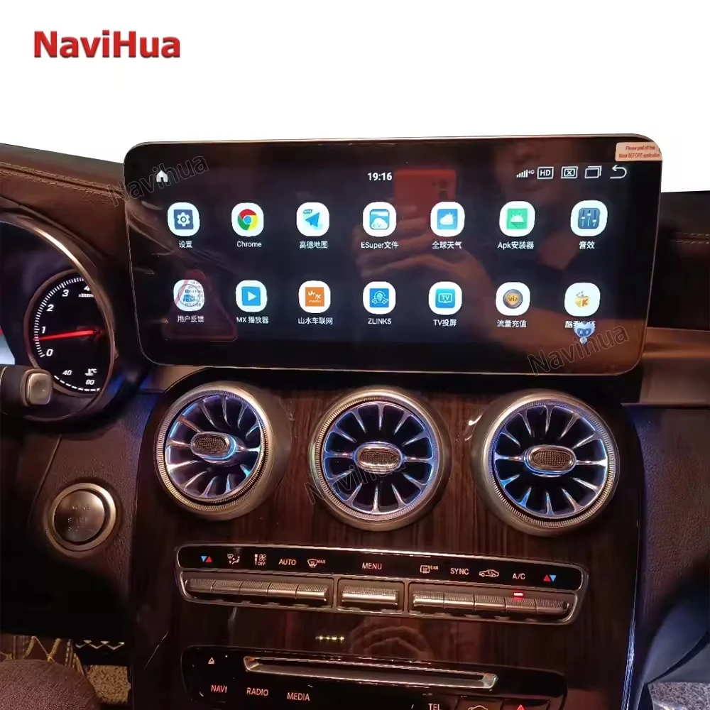 Navigazione Gps Autoradio Android Autoradio Per Mercedes Benz Classe C W205 Glc X253 Autoradio Wireless Carplay Android Auto
